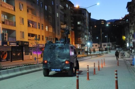 Hakkari'de sokağa çıkma yasağı!