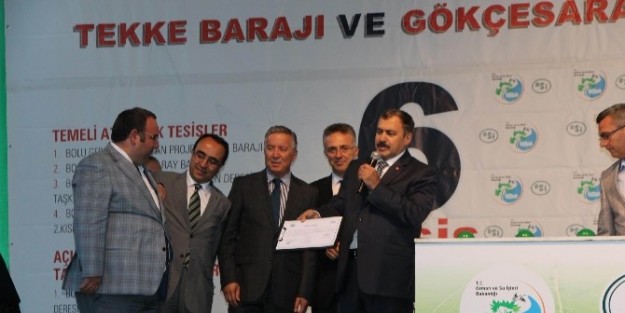 Bakan Eroğlu, Bolu’da Toplu Açılış Ve Temel Atma Törenine Katıldı