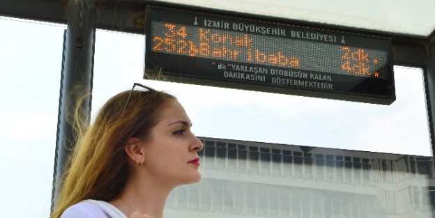 İzmir'de "akıllı Durak Sistemi" Yeniden