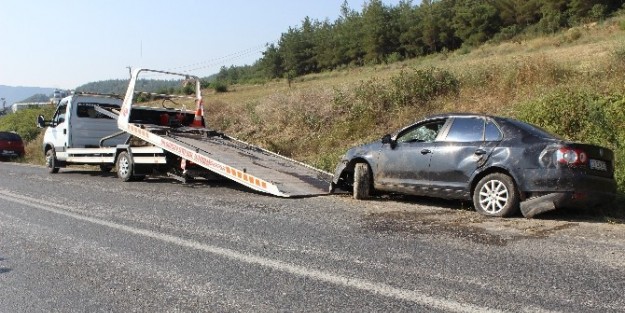 Osmaneli'nde Trafik Kazası, 1 Yaralı