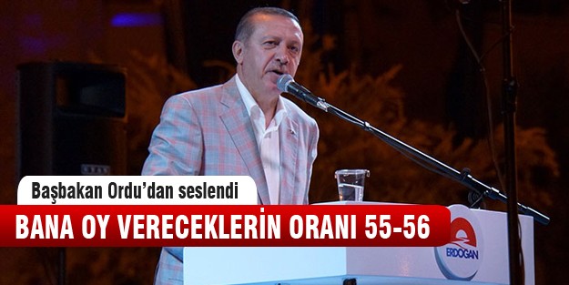 Başbakan oy oranını açıkladı