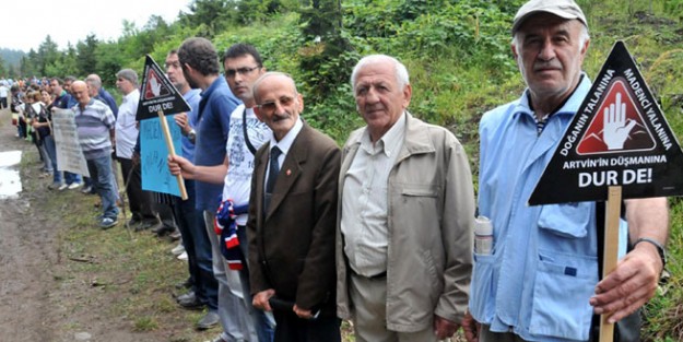 'Madene hayır' diye haykırdılar