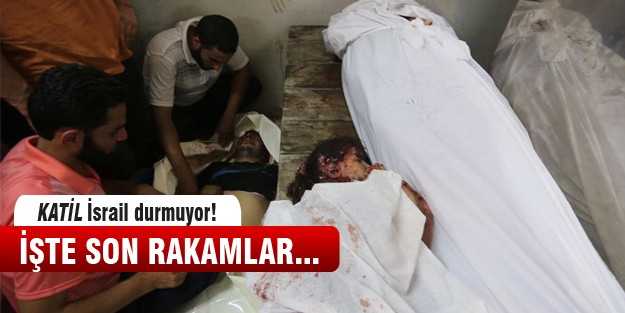 Katil İsrail saldırmaya devam ediyor!