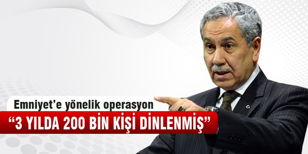 Bülent Arınç'tan 'operasyon' açıklaması