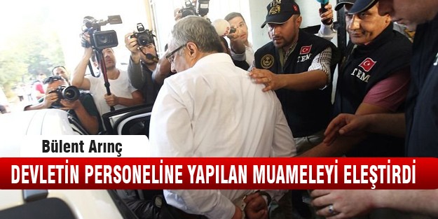 Arınç'tan paralel operasyon açıklaması