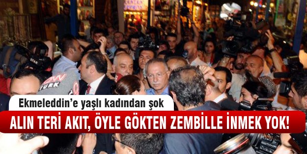 Ekmeleddin'e “Yakamızdan düşün“ şoku