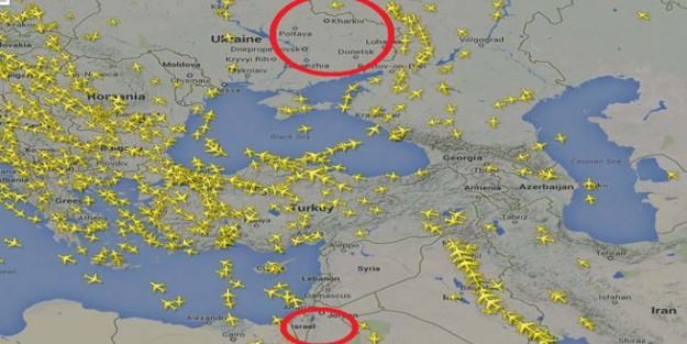 Gökyüzünden savaş böyle göründü