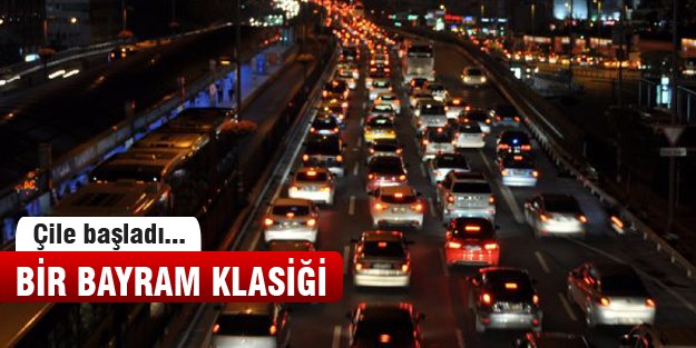 Trafik şimdiden kilitlendi