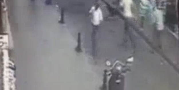 Sokak ortasında kanlı gasp!