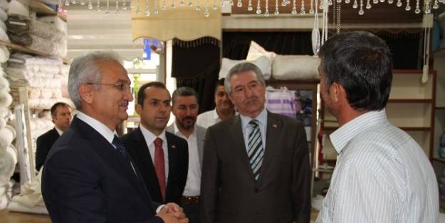Karakelle Ve Başsoy’dan Esnafa Ziyaret