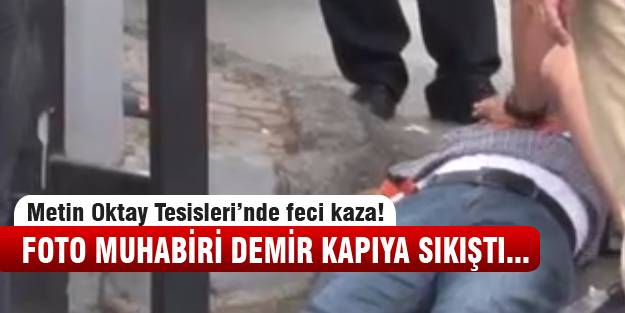 Metin Oktay Tesisleri'nde feci kaza!