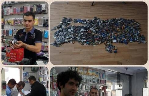 Erzurum'da Gençler Atık Pil Topladı