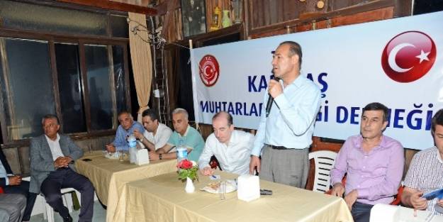 Sözlü, Karataş’ta Muhtarlarla Buluştu