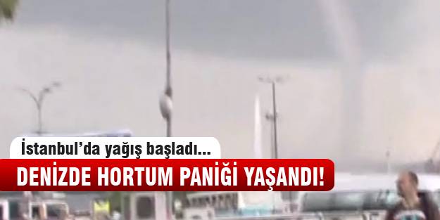 Balıkesir'de hortum paniği!