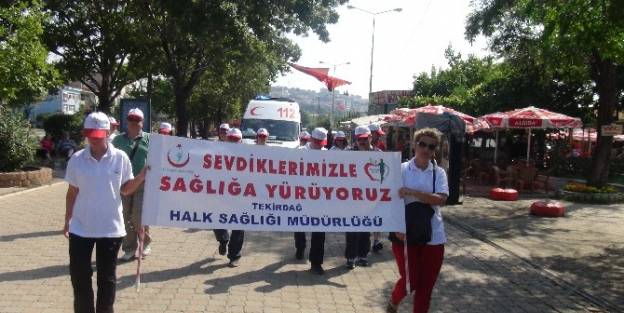 Tekirdağ’da Sağlıklı Yaşam Yürüyüşü