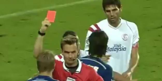 Caner Erkin'in tartışılan tekmesi!