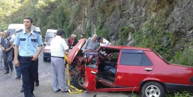 Giresun’da Trafik Kazası: 4 Yaralı