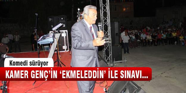 Kamer Genç de 'Ekmeleddin' diyemedi