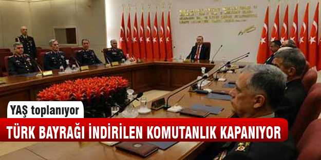 O komutanlık kapanıyor