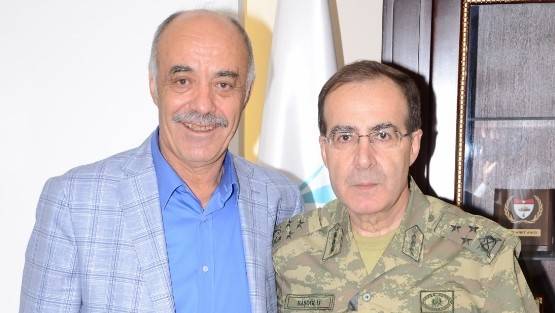 Korgeneral Başoğlu’dan, Başkan Yücelik’e Veda Ziyareti