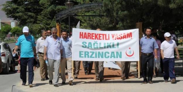 Erzincan Sağlıklı Yaşam İçin Yürüyor
