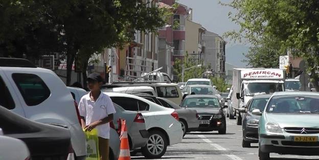 Kulu Caddelerinde Trafik Yoğunluğu