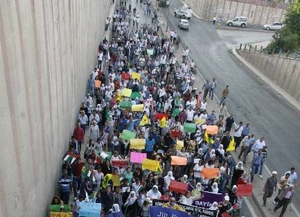 Dökh, Suriye Ve Filistin'de Yaşananları Protesto Etti