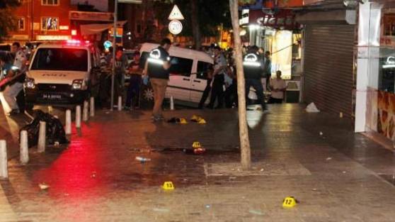 İstanbul'un göbeğinde çatışma dehşeti