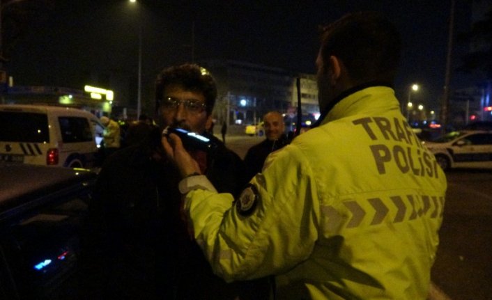 Bursa'da alkollü sürücüden polise: "Bu kadar heyecan yapmaya gerek yok"