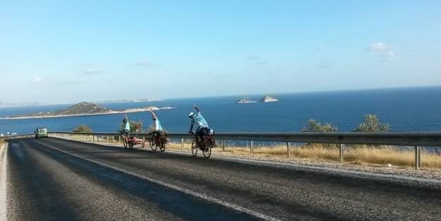 6 Günde 500 Kilometre Pedal Çevirdiler