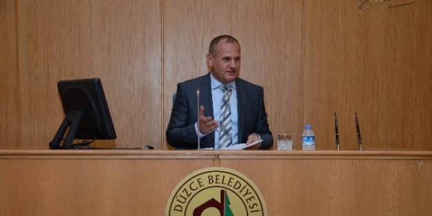 Düzce Belediye Meclisi Toplandı