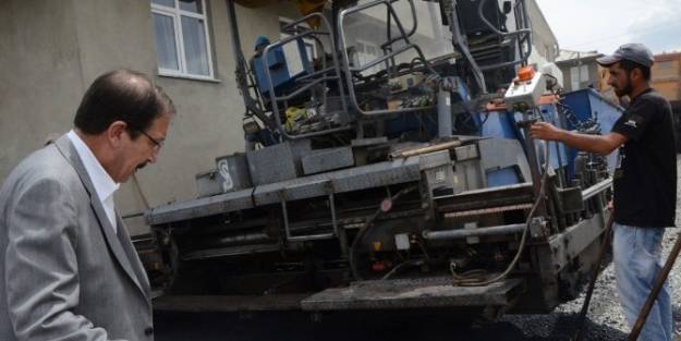 Palandöken’de Sıcak Asfalt Çalişmalari Aralıksız Devam Ediyor