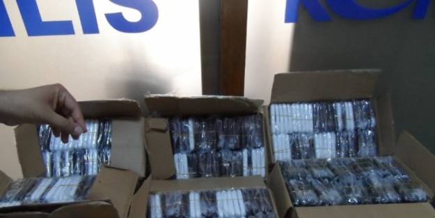 Kilis'te Kaçak Cep Telefonu Operasyonu