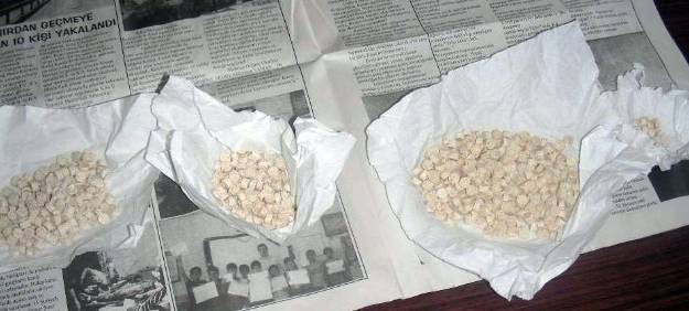 Kilis'te 615 Adet Captagon Ele Geçirildi