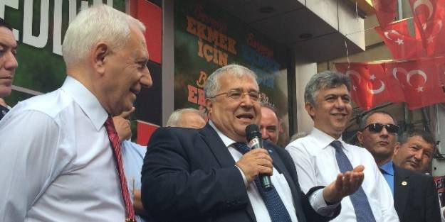 İhsanoğlu’nun Seçim Ofisinde Buluştular