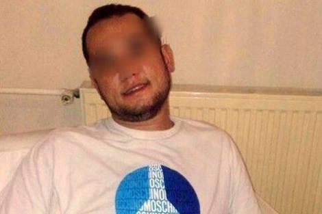 Komşuları ipini kesince yere çakıldı!
