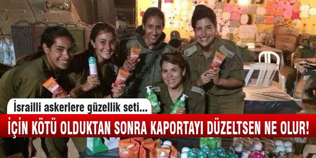 İsrailli aşağılık askerlere güzellik seti
