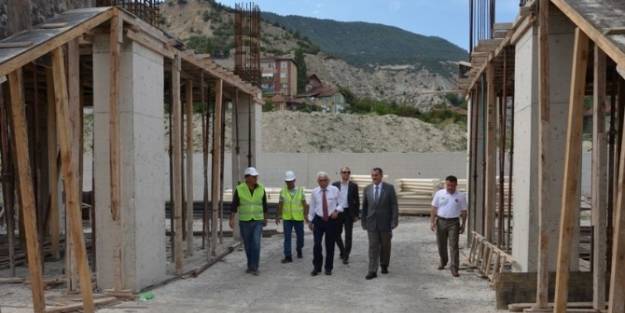 Vali Alimoğlu İnşaati Devam Eden Yatırımları İnceledi
