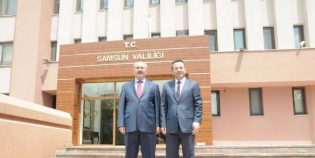 Sinop Valisi Köşger’den Samsun Valisi Aksoy’a Ziyaret