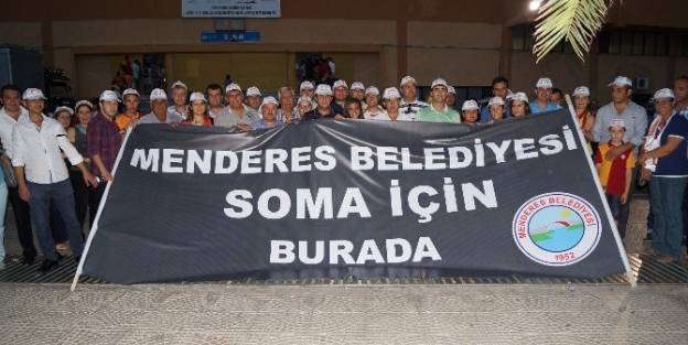 Menderes Belediyesi'nin Kalbi Soma İçin Attı