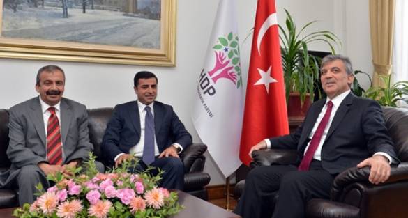 Gül HDP'yi ziyaret etti