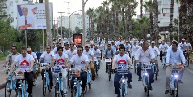 Başkan Türel Gençlerle Pedal Çevirdi