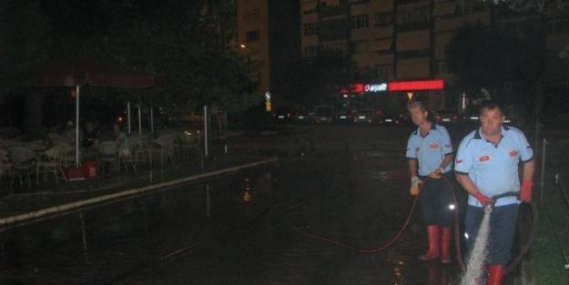 Kırklareli Belediyesi’nden Gece Mesaisi