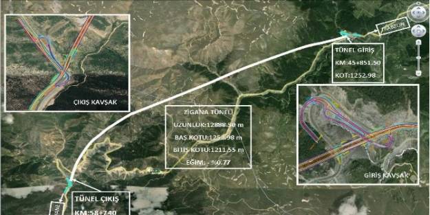 Yeni Zigana Tüneli Projesi’nde Sona Gelindi