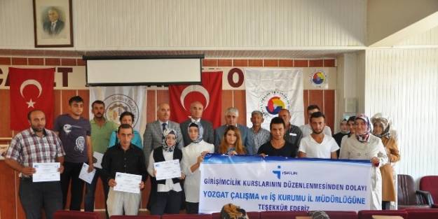 Sorgun’da 25 Kursiyer Düzenlenen Törenle Sertifikalarını Aldı