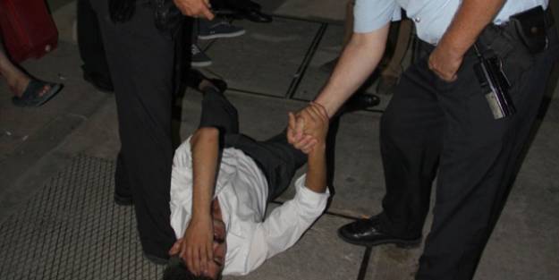 Karısını döven koca bayılma numarası yaptı!