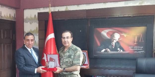 Orgeneral Başoğlu’ndan, Hüseyin Turgut Eğitim Merkezi Başkanı Bingül’e Veda Ziyareti