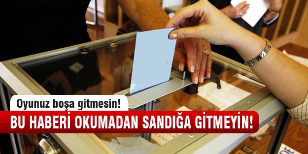 Cumhurbaşkanlığı seçimlerinde bunlara dikkat