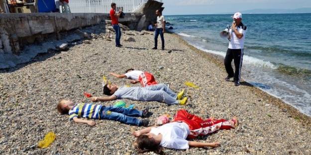 Mudanyalı Minikler, Gazzeli Çocuklarin Öldürülmesini Canlandırdı