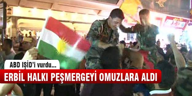 ABD IŞİD'i vurdu, Peşmerge halay çekti!